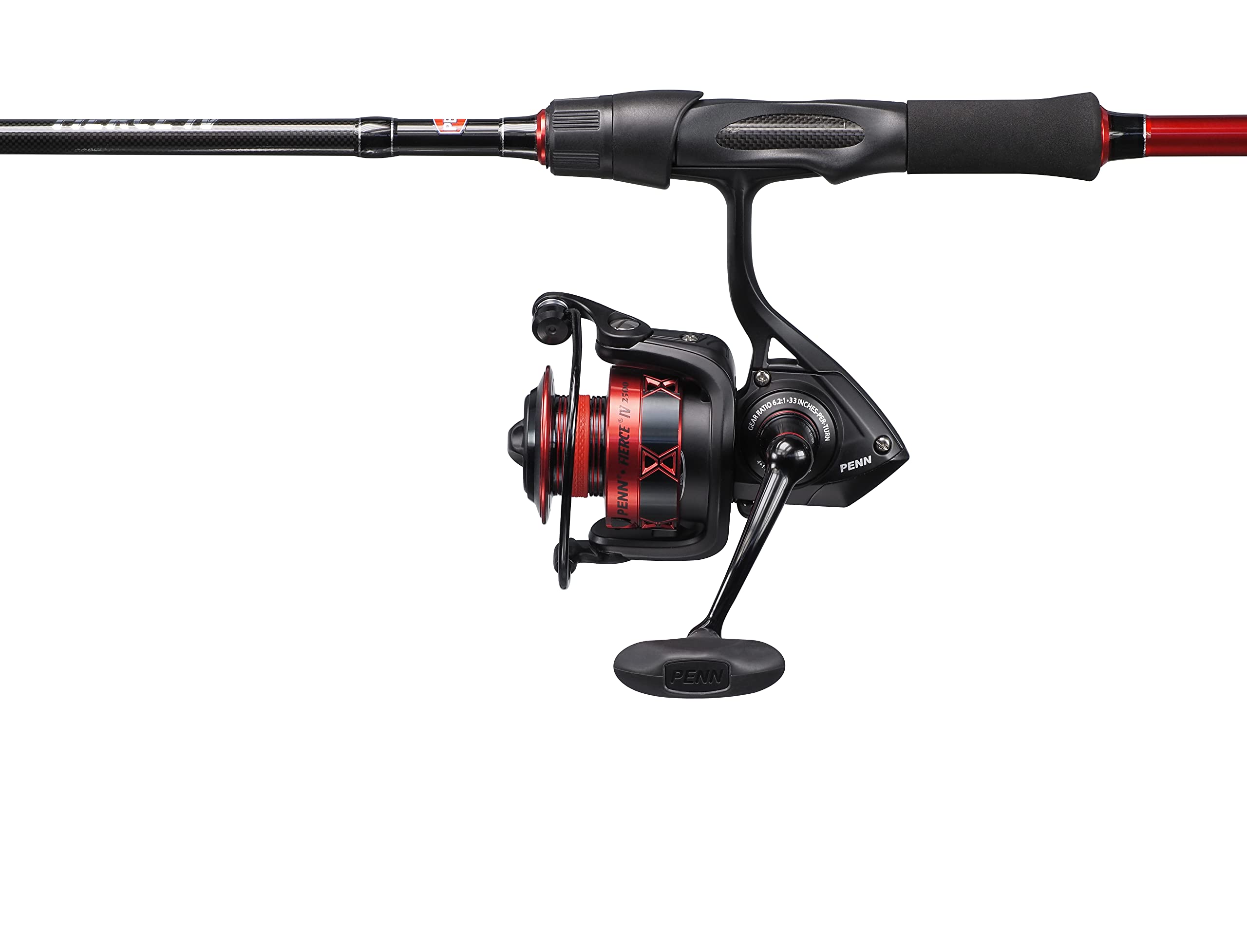 PENN Fierce IV Labrax Combo, Fishing Rod and Reel Combo, Spinning